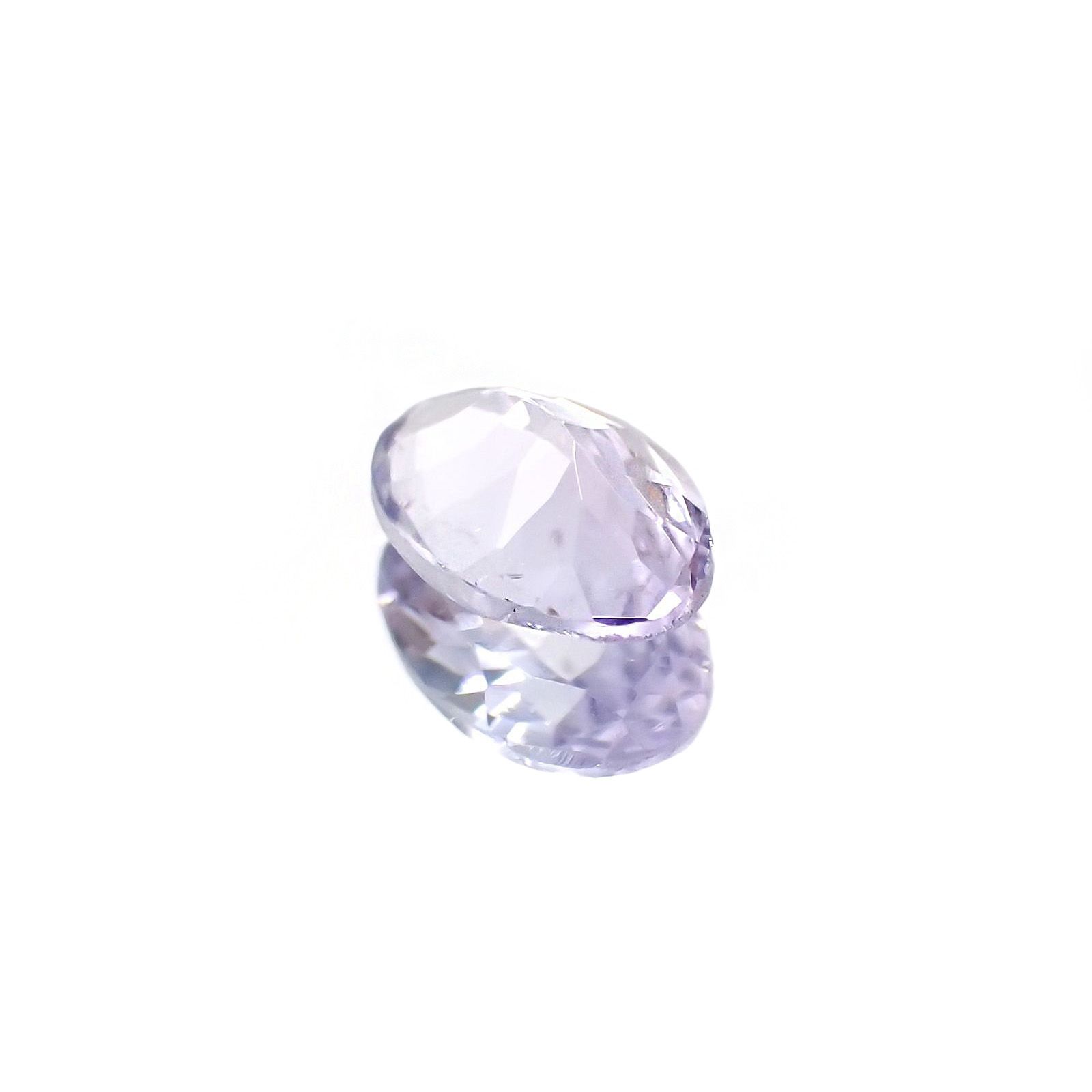 ラベンダーゾイサイト(宝石名ゾイサイト)タンザニア産 識別済 0.36ct / 6.1x3.9mm前後 [231124104]