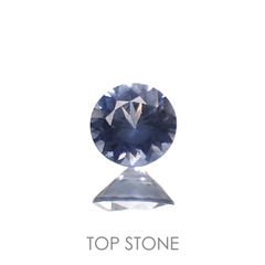 グレイッシュブルースピネル(宝石名スピネル)ビルマ/マダガスカル産 0.22ct 識別済[220817440]3.9x3.9mm前後