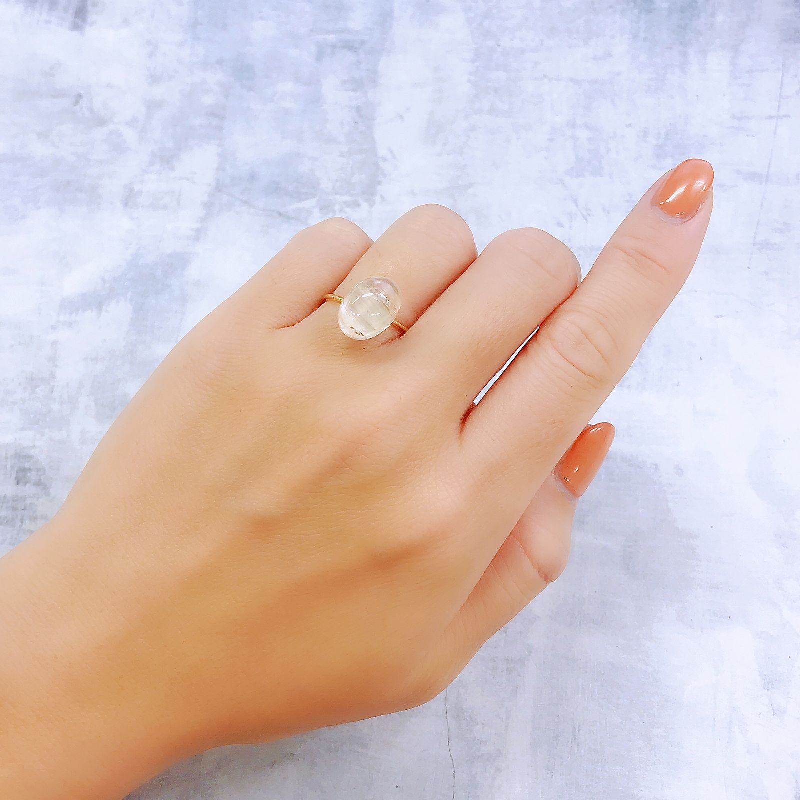 トパーズキャッツアイ ビルマ産 9.37ct[221018508]13x9.4mm前後
