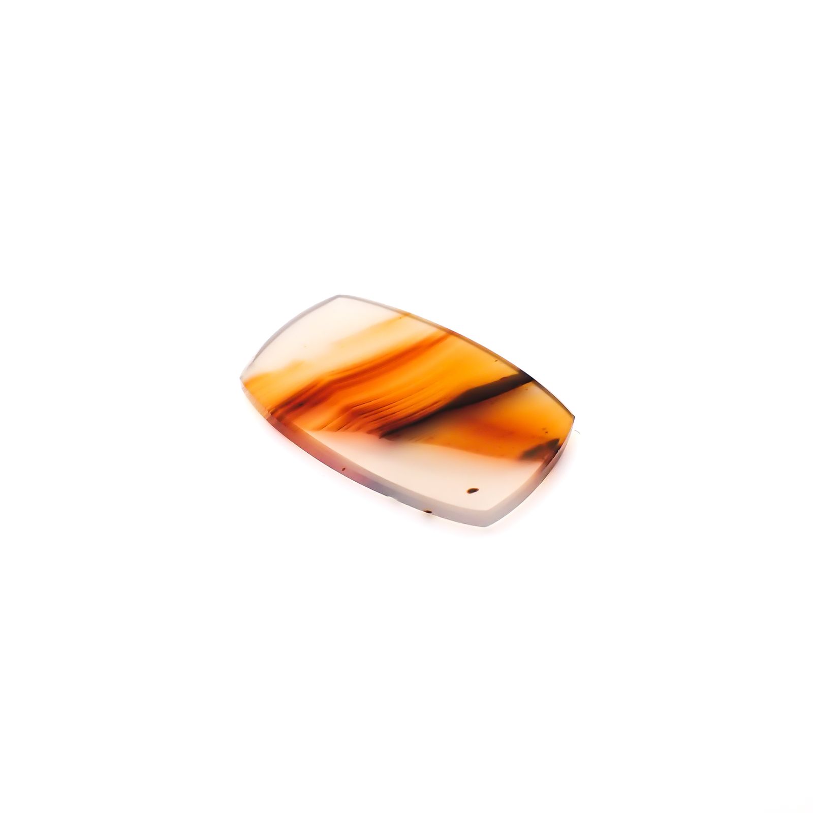 モンタナアゲート アメリカ・モンタナ州産 11.88ct / 25.8x16.9mm前後 [260832759]