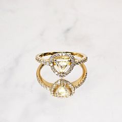 ◇La Clarte(ラ・クラルテ)◇K18マクルダイヤモンド リング#11 カナダ産 0.40ct[220115335]