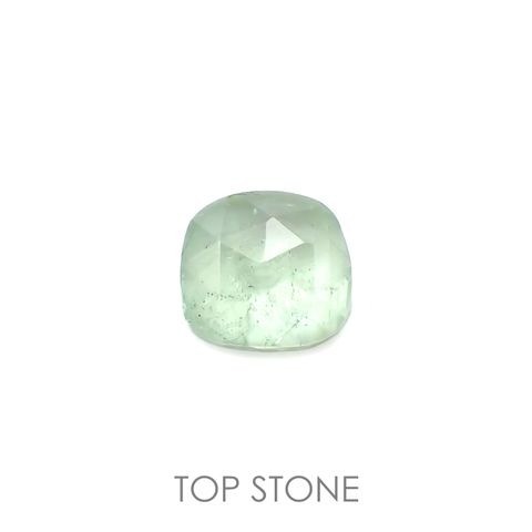 ◇ローズカット◇バナジウムコーネルピン(宝石名コーネルピン)タンザニア・タンガ州産 0.76ct 識別済[220115554]5.4x5.1mm前後