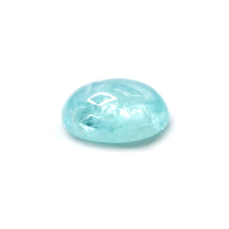 パライバトルマリン(宝石名トルマリン/別名パライバ・トルマリン) ブラジル・キントス鉱山産 0.458ct ソ付(宝貴協)[210410358]5.6×4.1mm前後