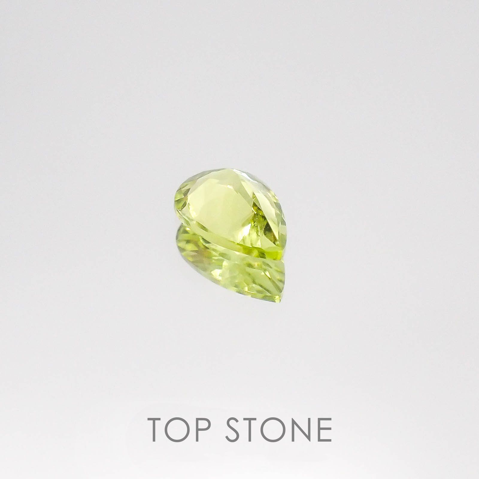 パロットクリソベリル インド産 ルース 0.41ct[20084678]6.2×4.1mm前後