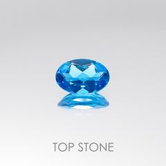 ネオンブルーアパタイト ブラジル産 ルース 0.4ct[20095969]6.1×4mm前後