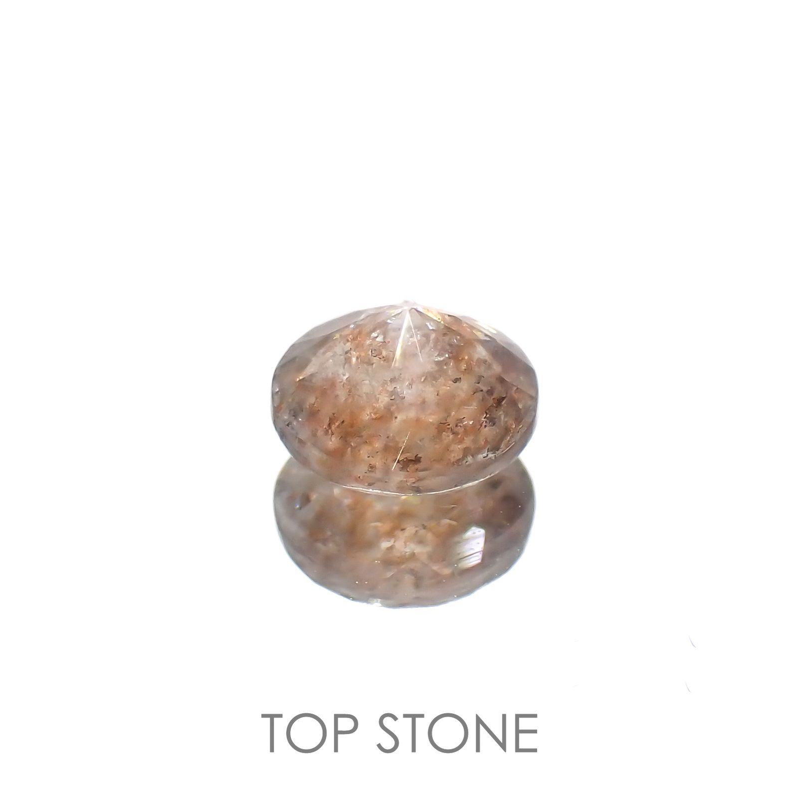 アベンチュリンアクアマリン ナイジェリア産 0.45ct[221018368]5.2x5.2mm前後