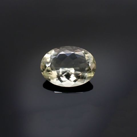 リビアングラス(宝石名インパクトガラス(衝撃溶融ガラス))発見地：エジプト・リビア砂漠 6.01ct 識別済[211213796]16.1x12.1mm前後