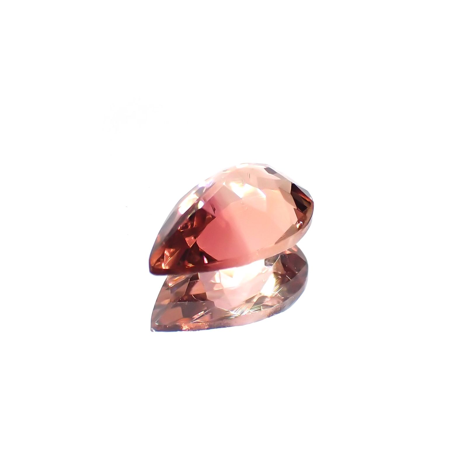 バイカラートルマリン(宝石名バイカラー・トルマリン) コンゴ民主共和国産 1.12ct 識別済[211013605]8.9×5.9mm前後