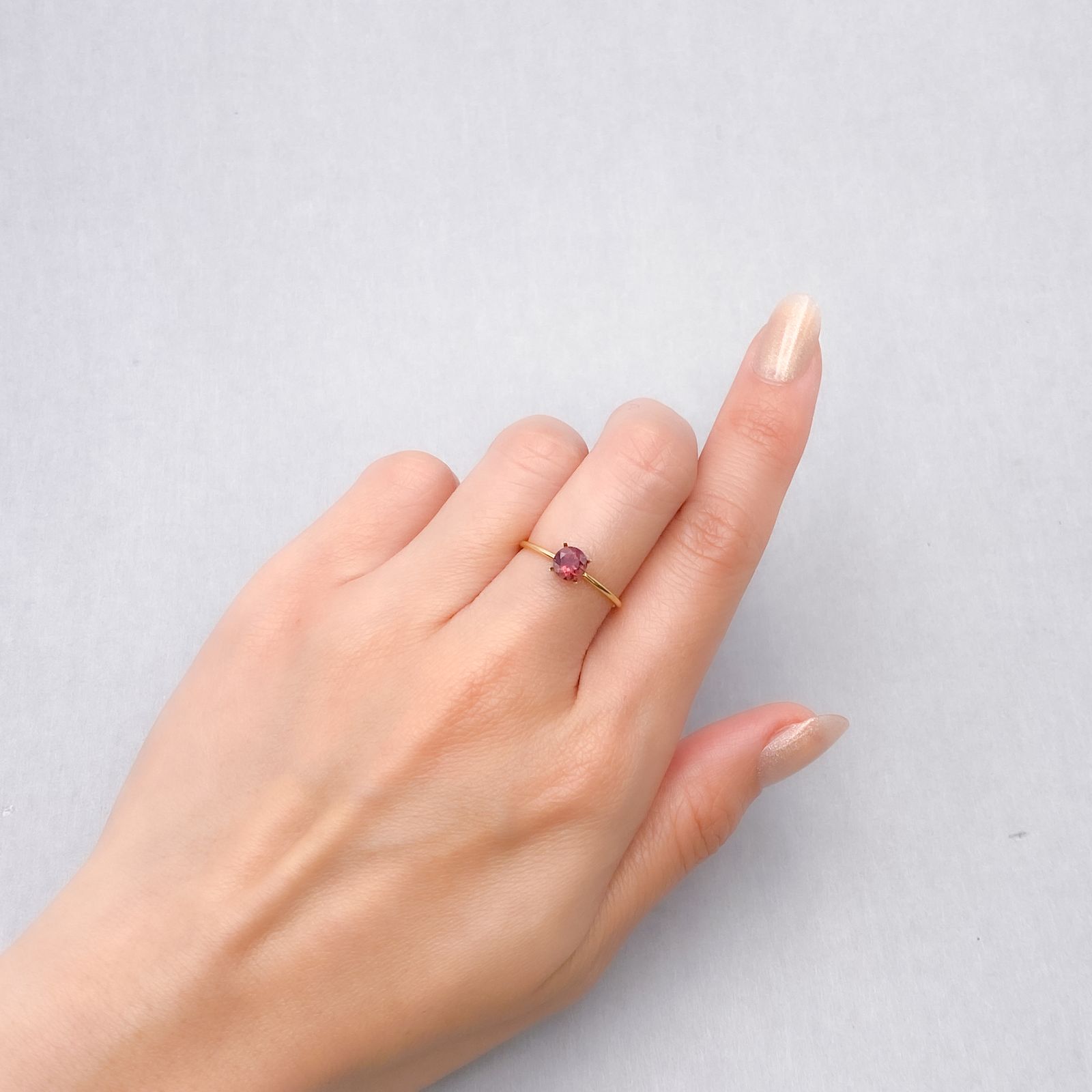 アンデシン モンゴル産 0.45ct [250129703]5.1x5.1mm前後