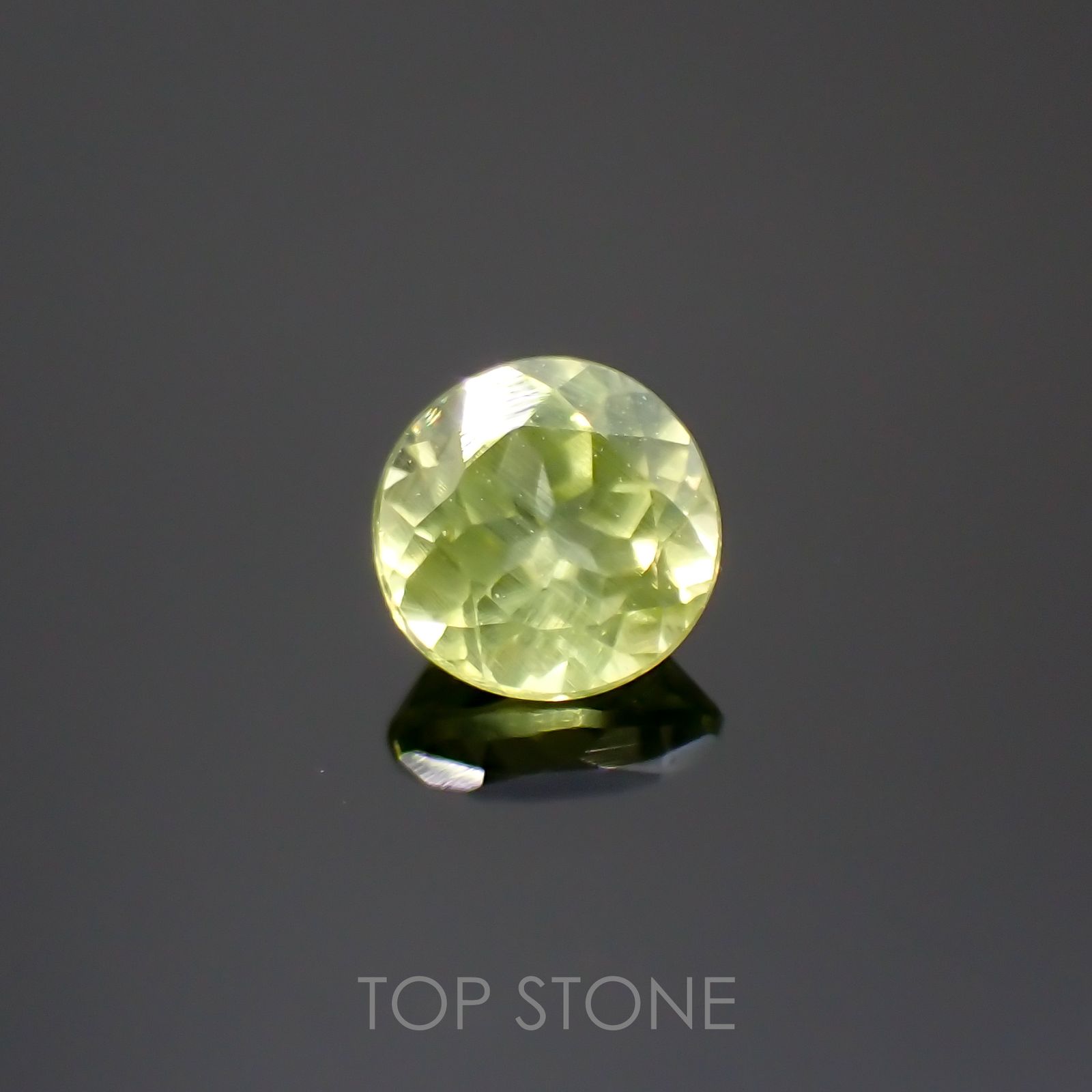 パロットクリソベリル(宝石名クリソベリル)インド産 0.35ct 識別済[220114508]4x4mm前後