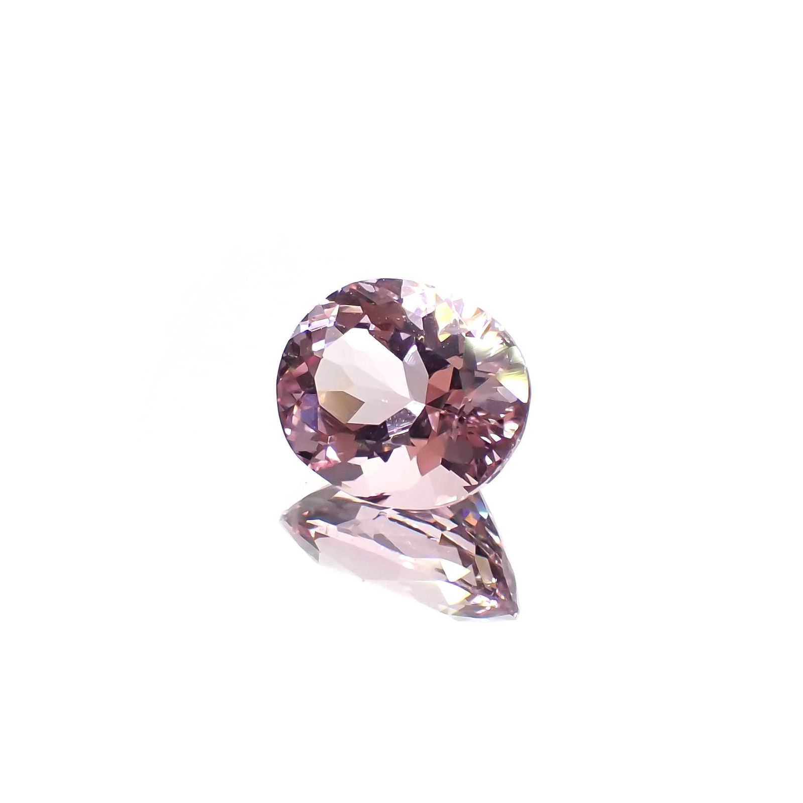 モルガナイト(宝石名モルガナイト)ナイジェリア産 ソ付(彩珠) 2.500ct / 9.8x8.1mm前後 [260318877]