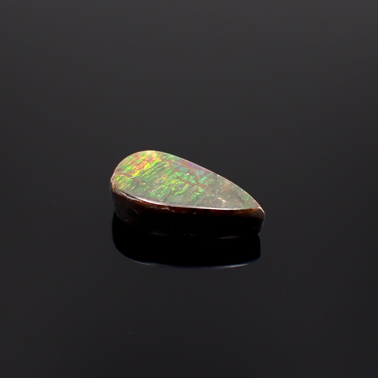 アンモライト トリプレット カナダ産 5.00ct[230823111]14.8x8.2mm前後
