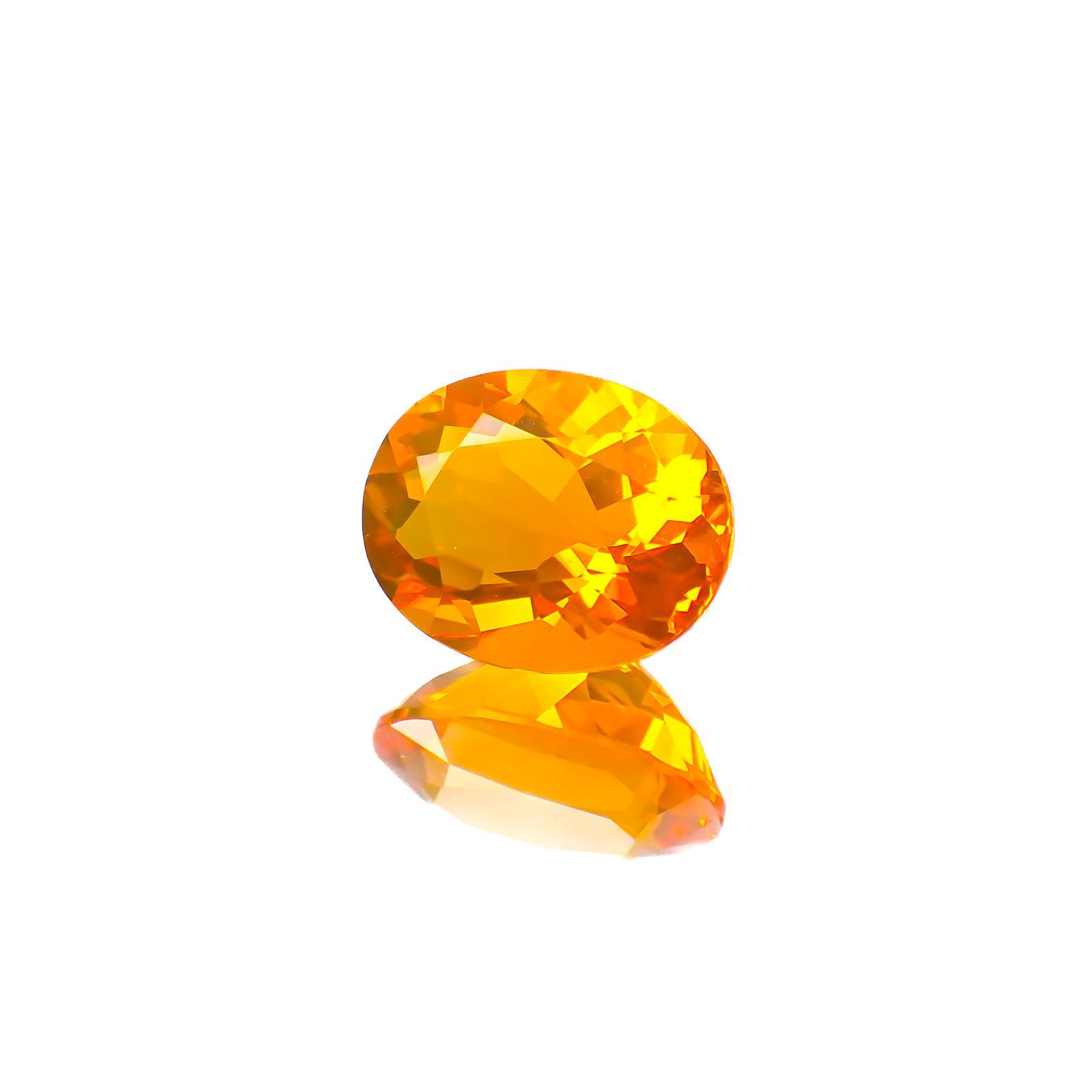 ファイヤーオパール メキシコ産 1.97ct[221018347]10.3x8.1mm前後