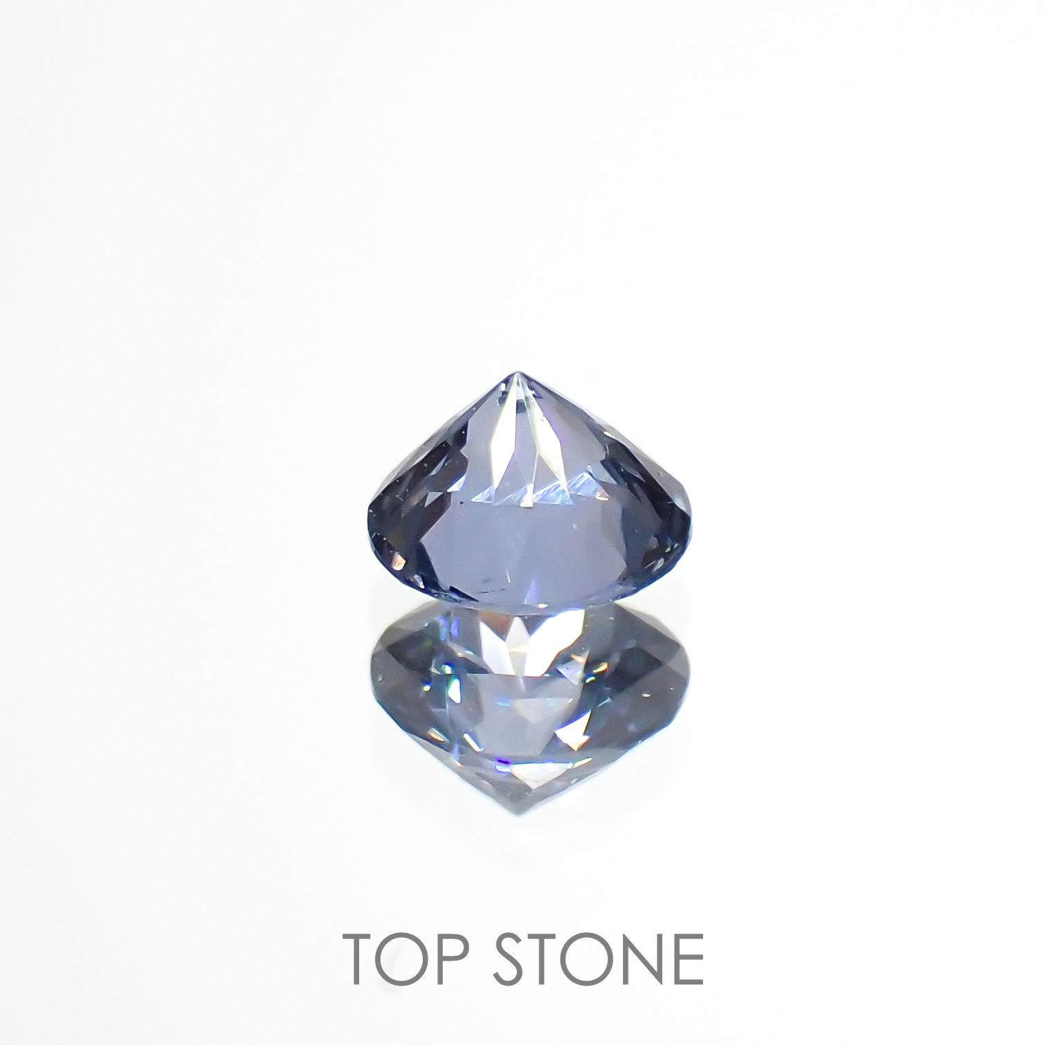 グレイッシュブルースピネル(宝石名スピネル)ビルマ/マダガスカル産 0.28ct 識別済[220817443]4x4mm前後