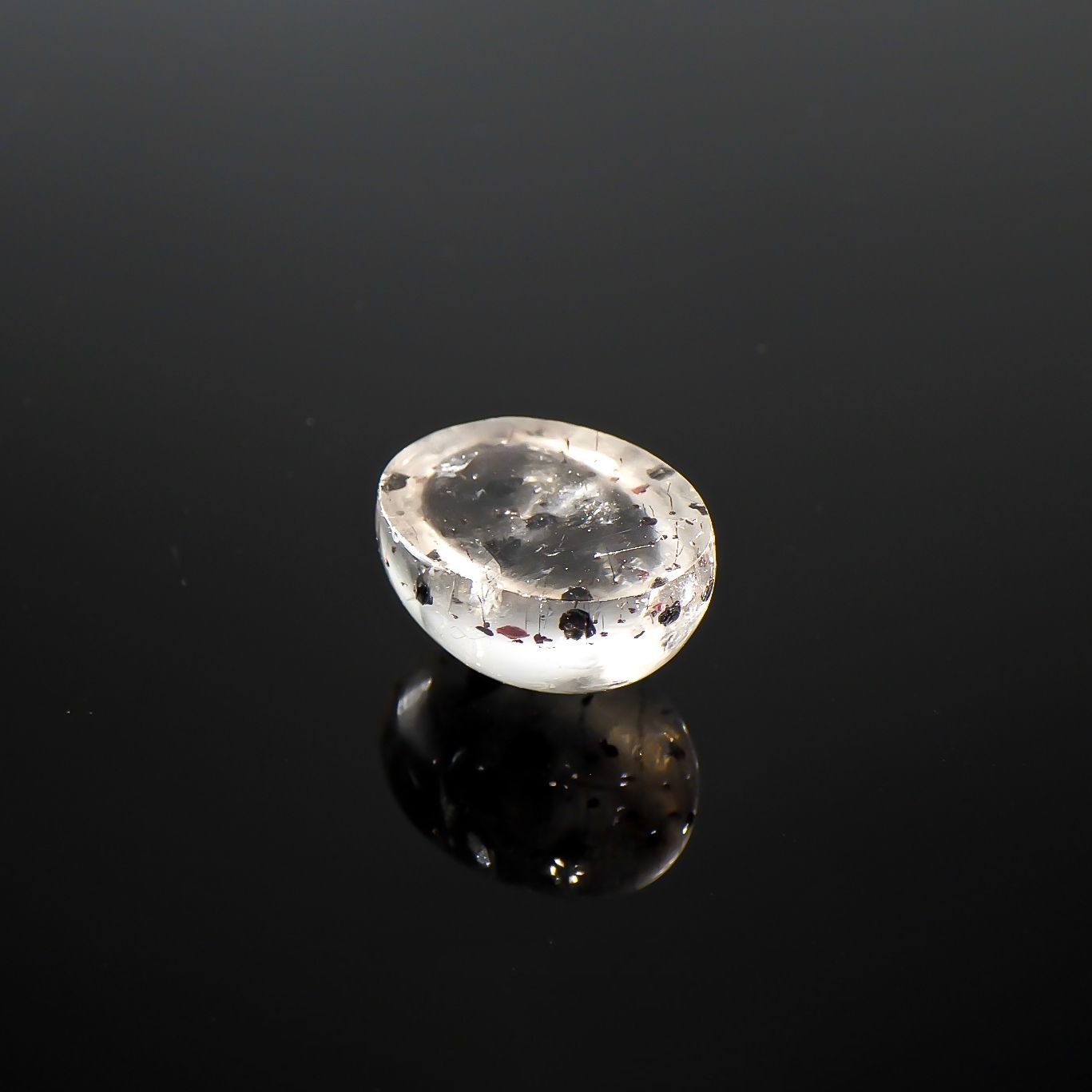 ヘマタイトインクォーツ 中国産 10.93ct[220115244]15.2x12mm前後