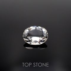 オリゴクレース(宝石名オリゴクレース)ブラジル産 1.69ct 識別済[221219445]9.4x7.4mm前後