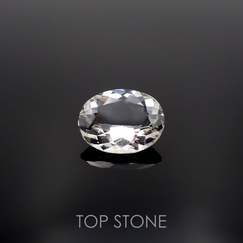 オリゴクレース(宝石名オリゴクレース)ブラジル産 1.69ct 識別済[221219445]9.4x7.4mm前後