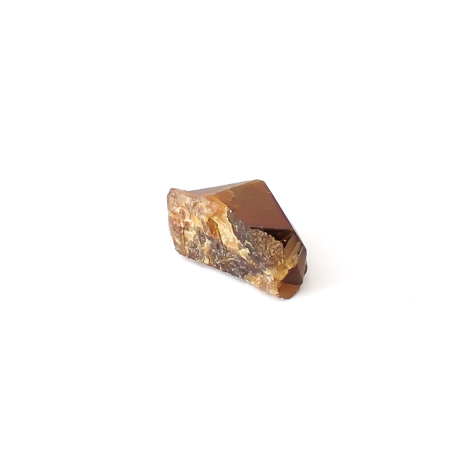 レインボーガーネット原石2個セット 日本・奈良県産 16.15ct(2pcs合計) / 12.8-13.5x6.6-10.5mm前後 [260432078]