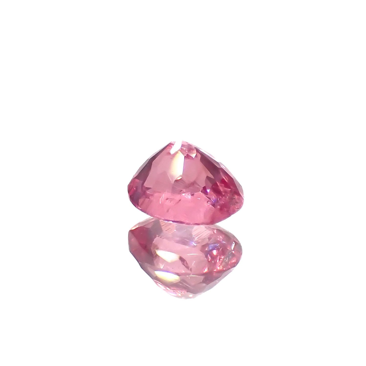 ピンクスピネル パパラチャカラー タンザニア産 0.36ct[230522130]4.4x3.8mm前後