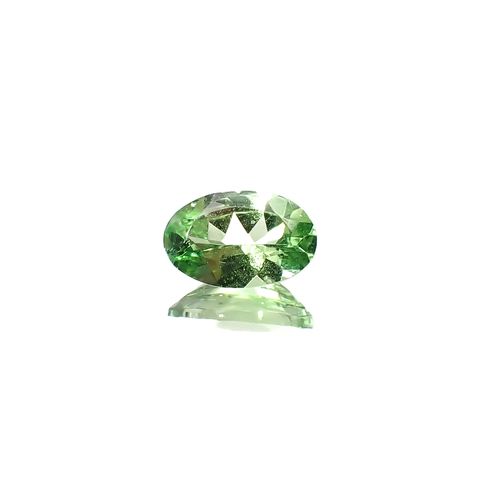 ミントガーネット(宝石名ガーネット)タンザニア産 0.47ct 識別済[241229607]6.2x3.9mm前後