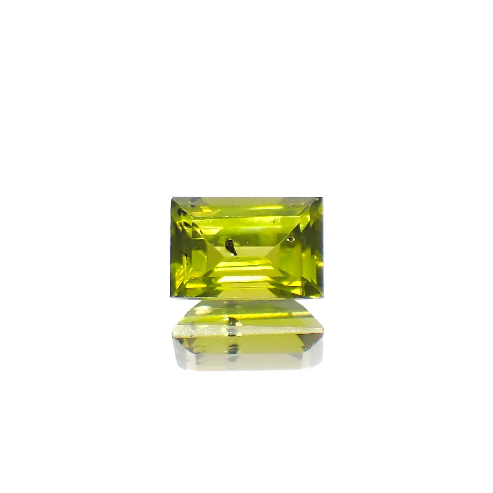 ブラックリリーパッドペリドット アメリカ・アリゾナ州産 1.05ct[240627936]6.9x4.7mm前後