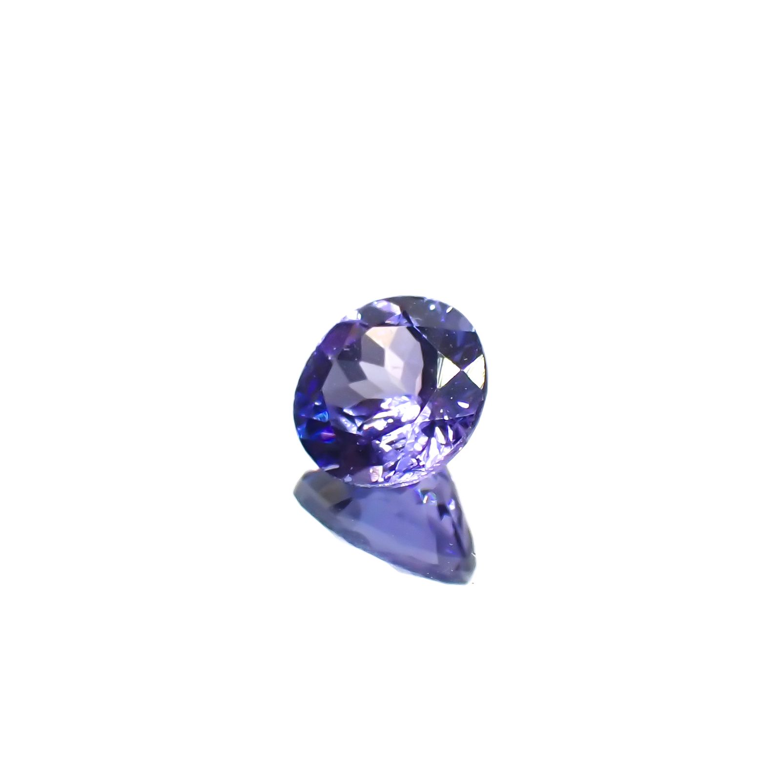 タンザナイト(宝石名タンザナイト)タンザニア産 0.86ct 識別済[240627886]6.1x6.1mm前後
