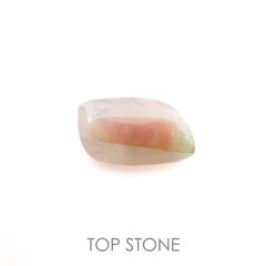 ◇フリーフォーム◇ミラクルトルマリンインクォーツ(宝石名トルマリネーテッド・クォーツ)ブラジル産 21.55ct 識別済[220917721]28.7x16mm前後