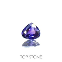 バイカラーサファイア(宝石名サファイア)タンザニア産 0.45ct 識別済[220616192]4.5x4.9mm前後