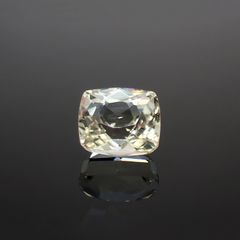 イエロースポジュミン(宝石名スポジュミン)アフガニスタン産 6.78ct 識別済[251113703]10.8x9.3mm前後