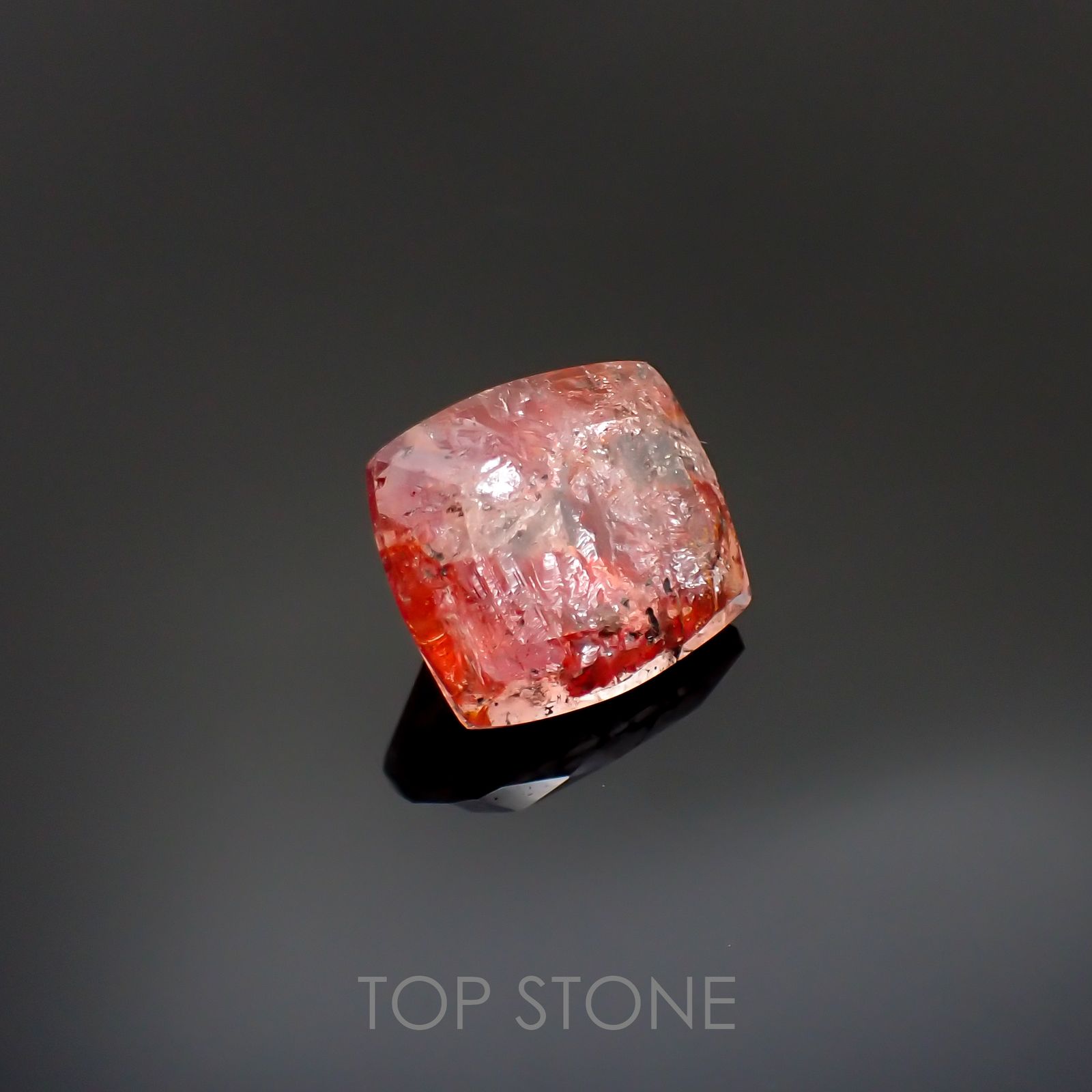 オーロラクォーツ ブラジル・ミナスジェライス産 12.13ct[220114375]15.8x13.6mm前後