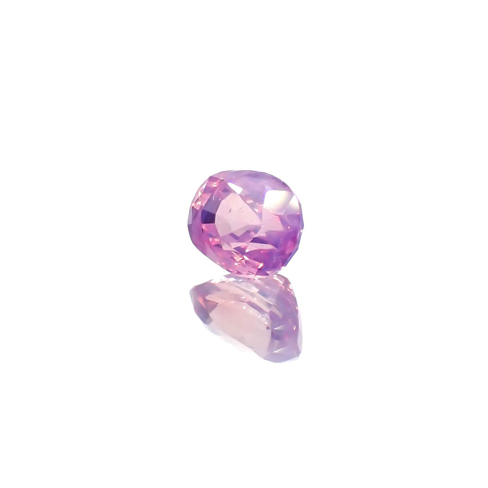 シルキーピンクサファイア 非加熱 ベトナム産 0.45ct[230120253]4.7x3.6mm前後