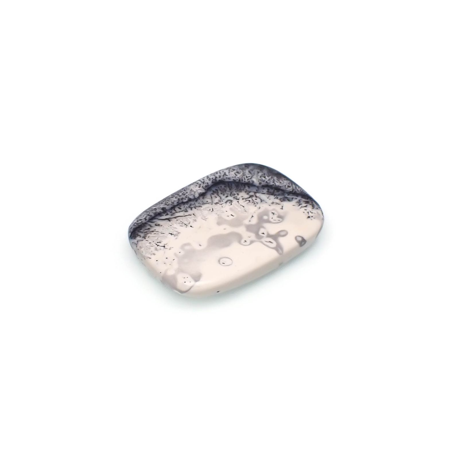デンドリチックオパール ブラジル産 46.34ct[230722770]34.6x25mm前後