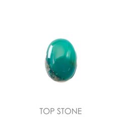 ジェムシリカ(宝石名クリソコーラ・カルセドニー)ペルー産 11.91ct 識別済[220716985]17.5x13mm前後