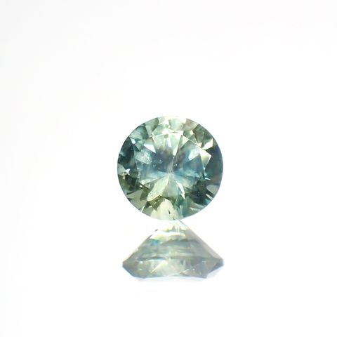 モンタナサファイア(宝石名サファイア)アメリカ・モンタナ州産 0.29ct 識別済[220114633]3.9x3.9mm前後