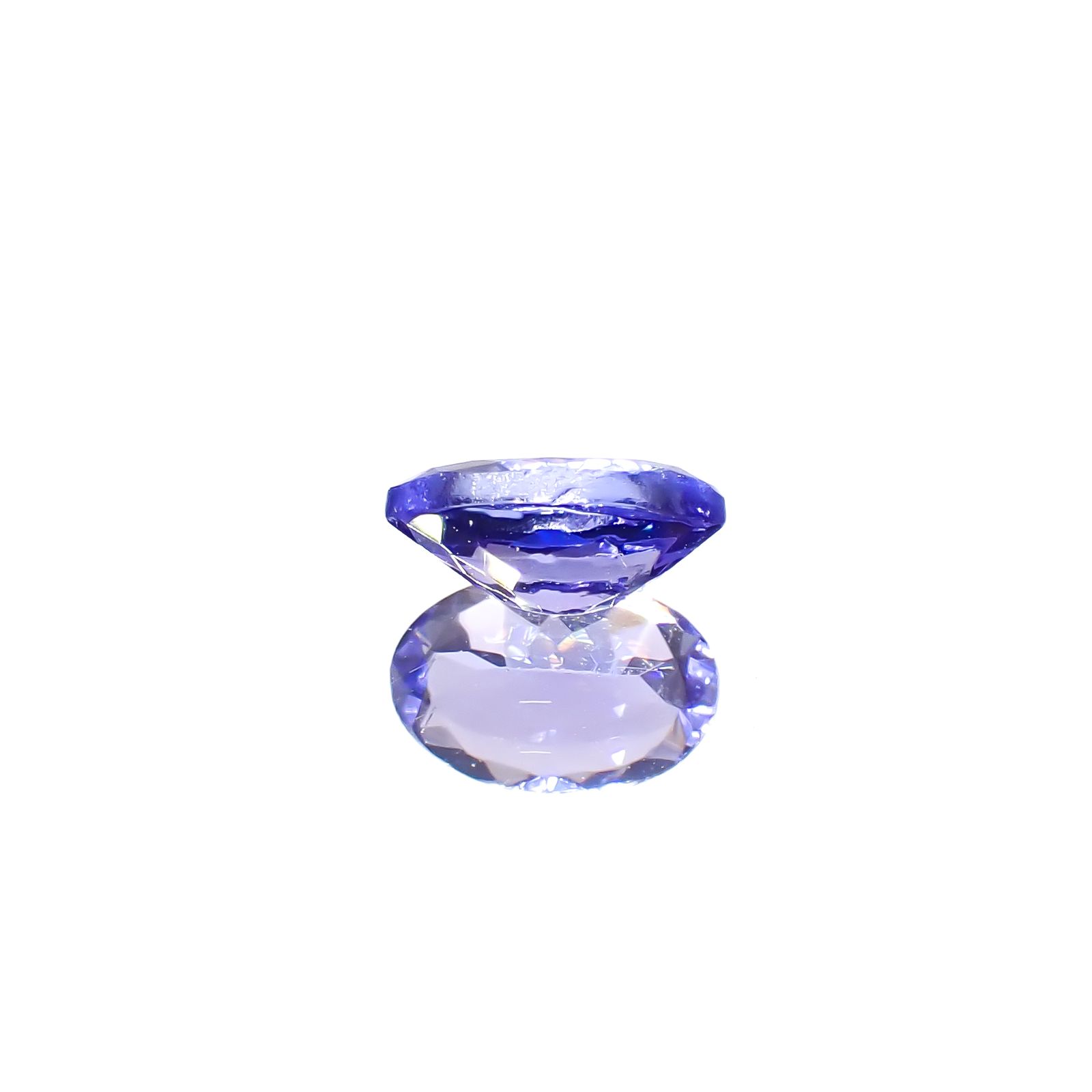 タンザナイト(宝石名タンザナイト)タンザニア産 0.44ct 識別済[240628336]5.8x3.8mm前後