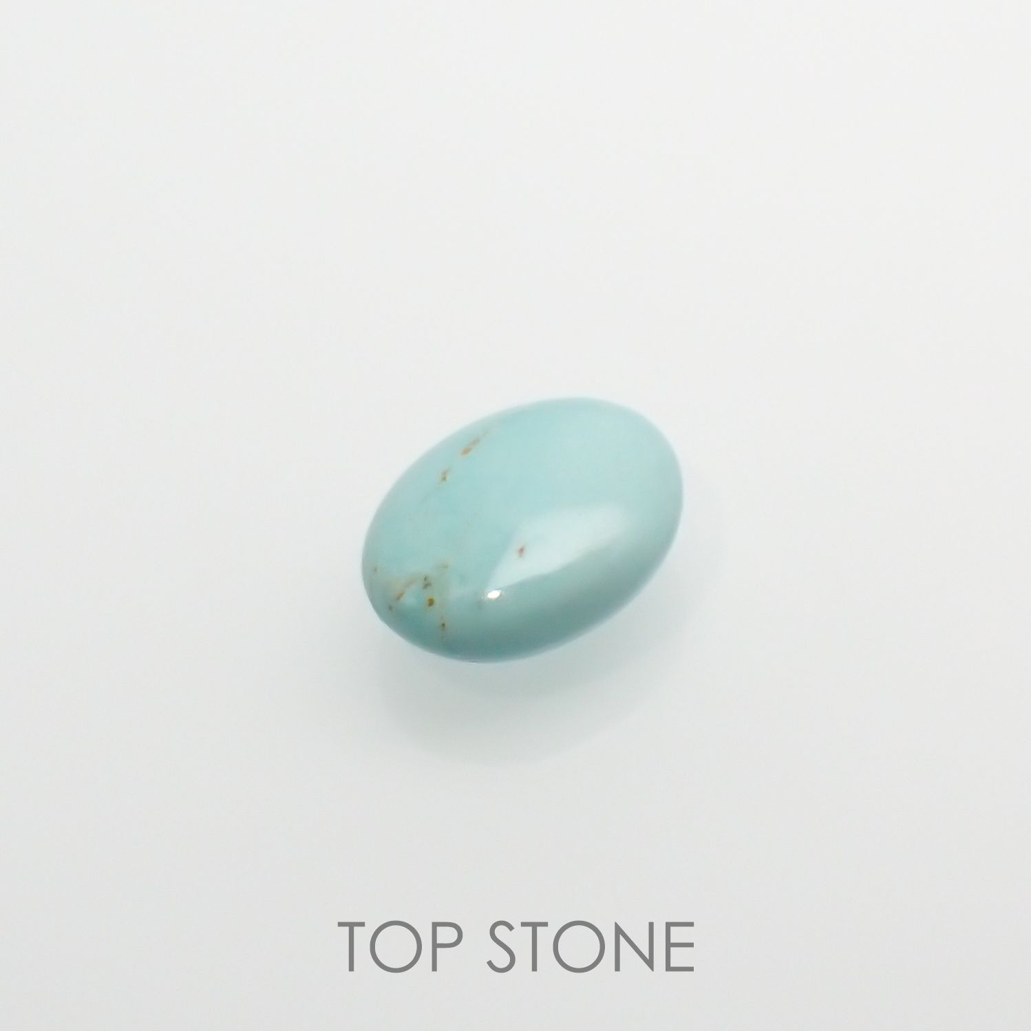 ターコイズ(宝石名ターコイズ) 0.82ct 識別済[210812935]6.8×5.1mm前後