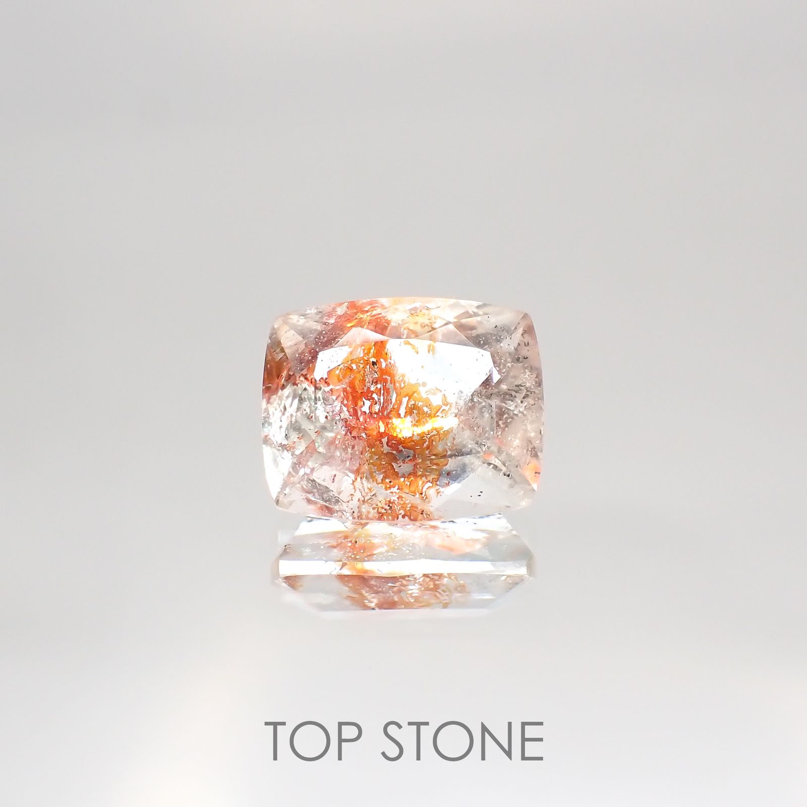 オーロラクォーツ ブラジル・ミナスジェライス産 4.63ct[220114377]11.6x9.3mm前後