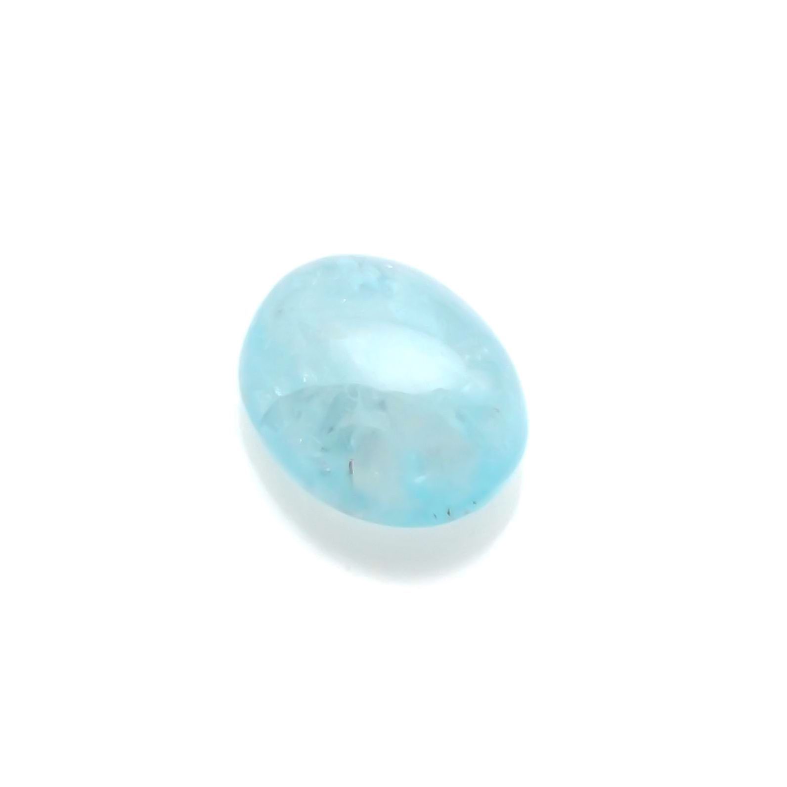 ヘミモルファイト(宝石名ヘミモルファイト) コンゴ産 1.87ct 識別済[211013289]7.7×6.2mm前後