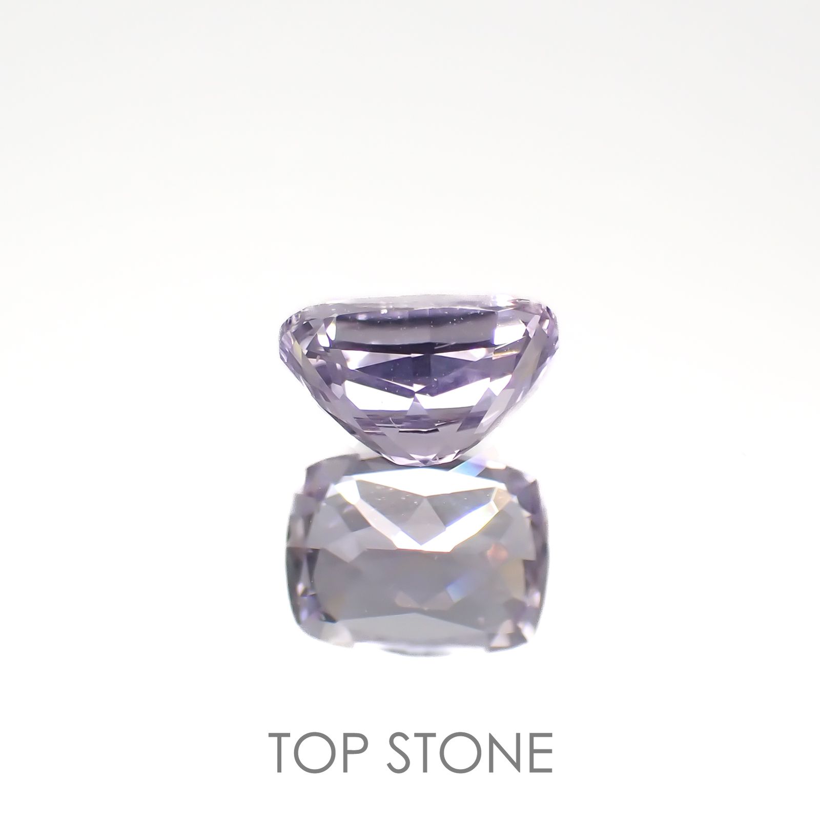 ラベンダーサファイア(宝石名サファイア)スリランカ/マダガスカル産 0.90ct 識別済[220817464]6.2x4.7mm前後