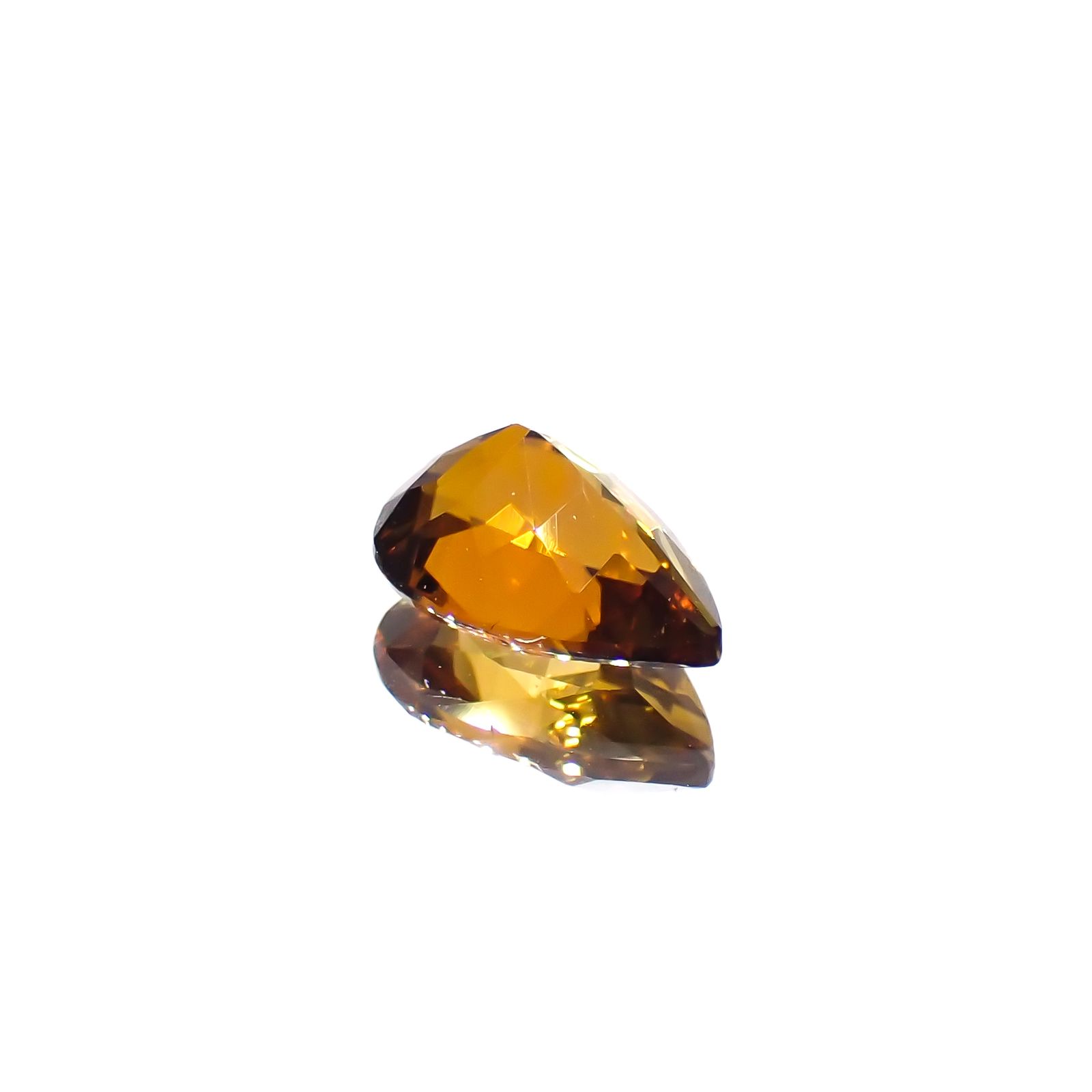 ゴールデントルマリン モザンビーク/コンゴ産 1.29ct[231225199]9x6.1mm前後