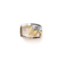 太陽ルチルクォーツ ブラジル産 8.17ct [231023677]16.1x11.2mm前後
