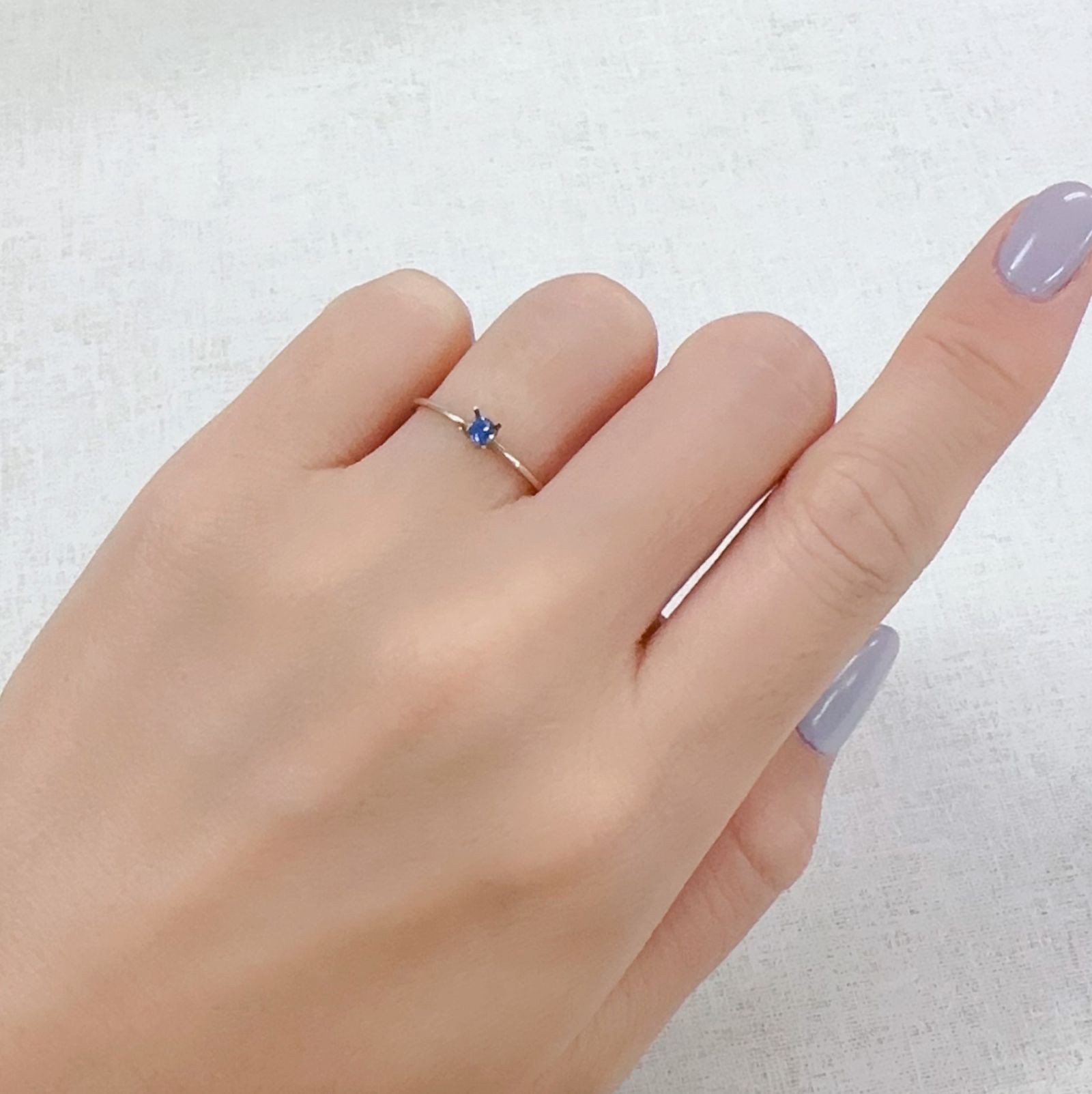 ベニトアイト アメリカ・カリフォルニア州産 0.089ct[230823217]2.6x2.6mm前後