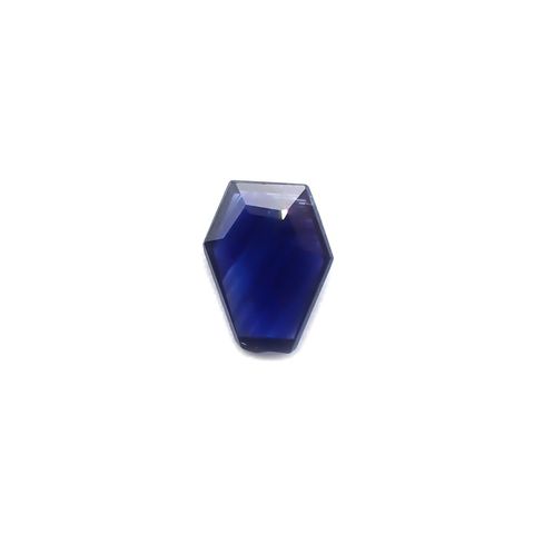 ◇カスタムカット◇サファイア(宝石名サファイア) マダガスカル産 0.73ct 識別済[210913197]7.4×5.7mm前後