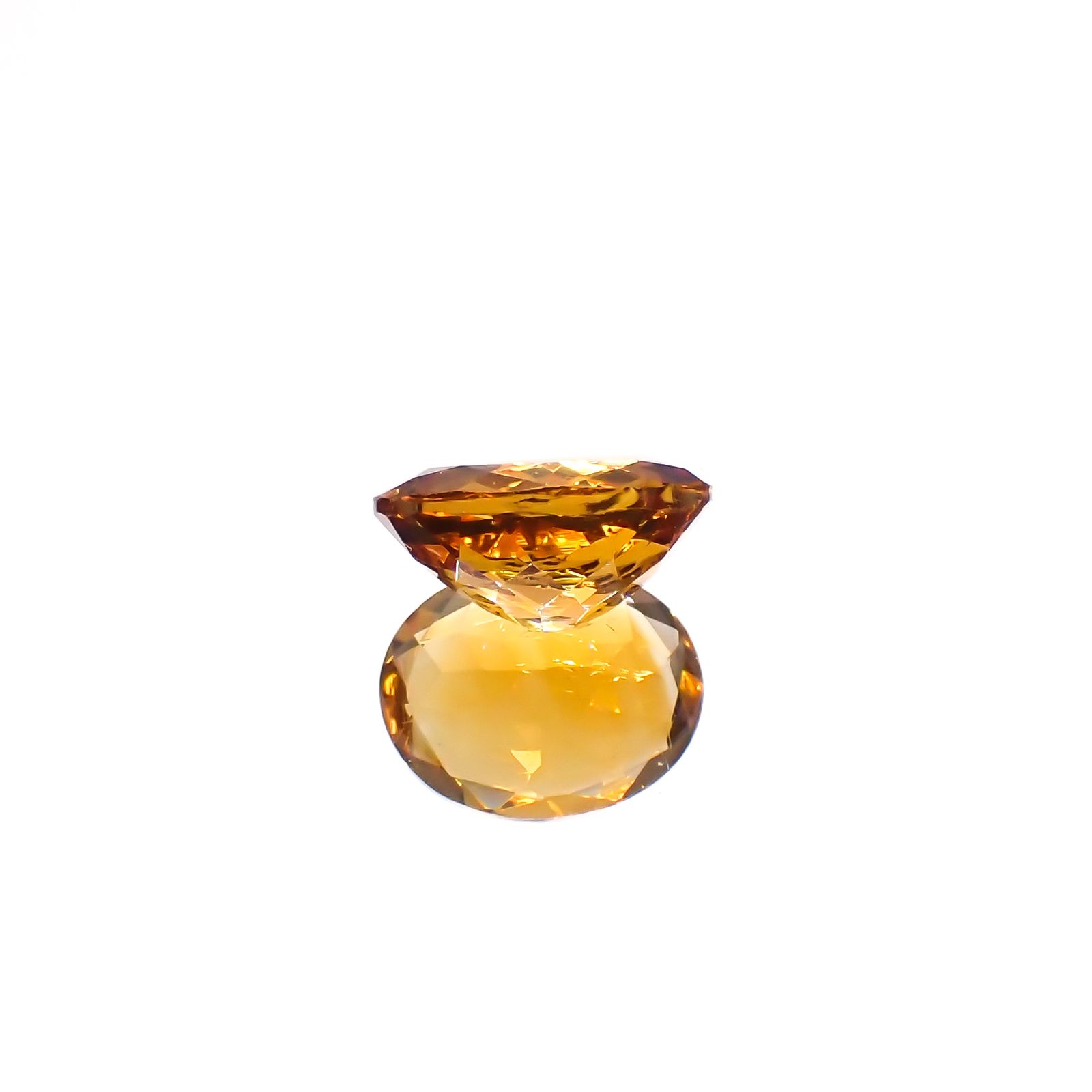 マデイラシトリン ブラジル・ミナスジェライス州産 2.14ct[240427129]9.8x7.9mm前後