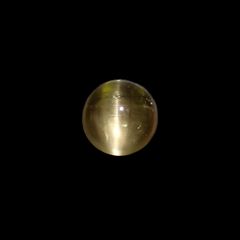 イエローベリルキャッツアイ(宝石名イエロー・ベリル キャッツアイ)ブラジル産 2.16ct 識別済[220917874]8x7.9mm前後