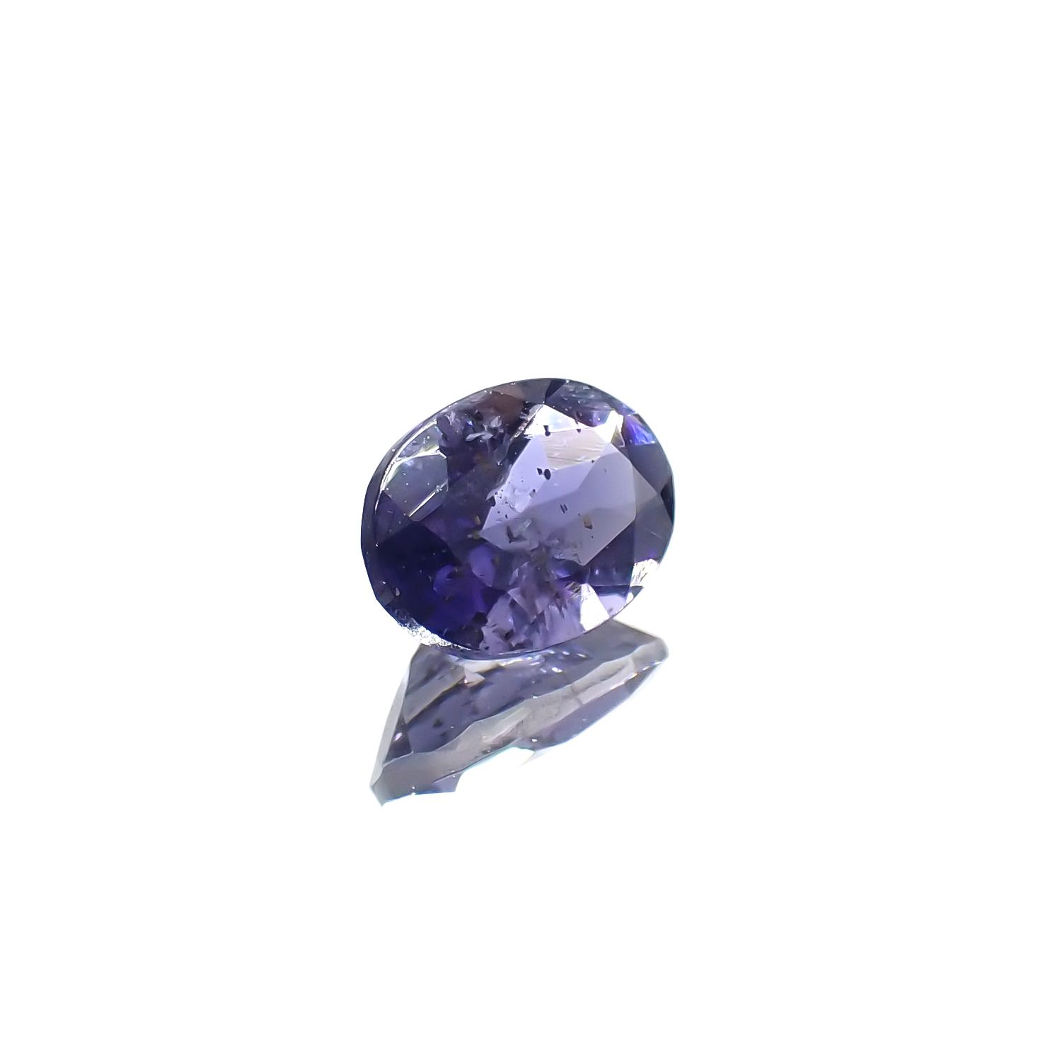 アイオライトサンストーン インド/ブラジル産 0.72ct[231224840]7.1x5.1mm前後