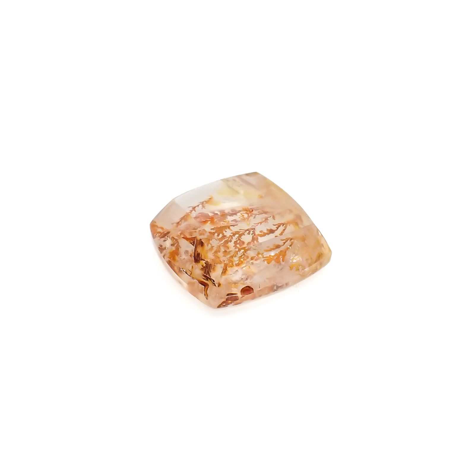 レッドデンドリチッククォーツ ブラジル産 17.39ct[230321119]17.4x16.6mm前後
