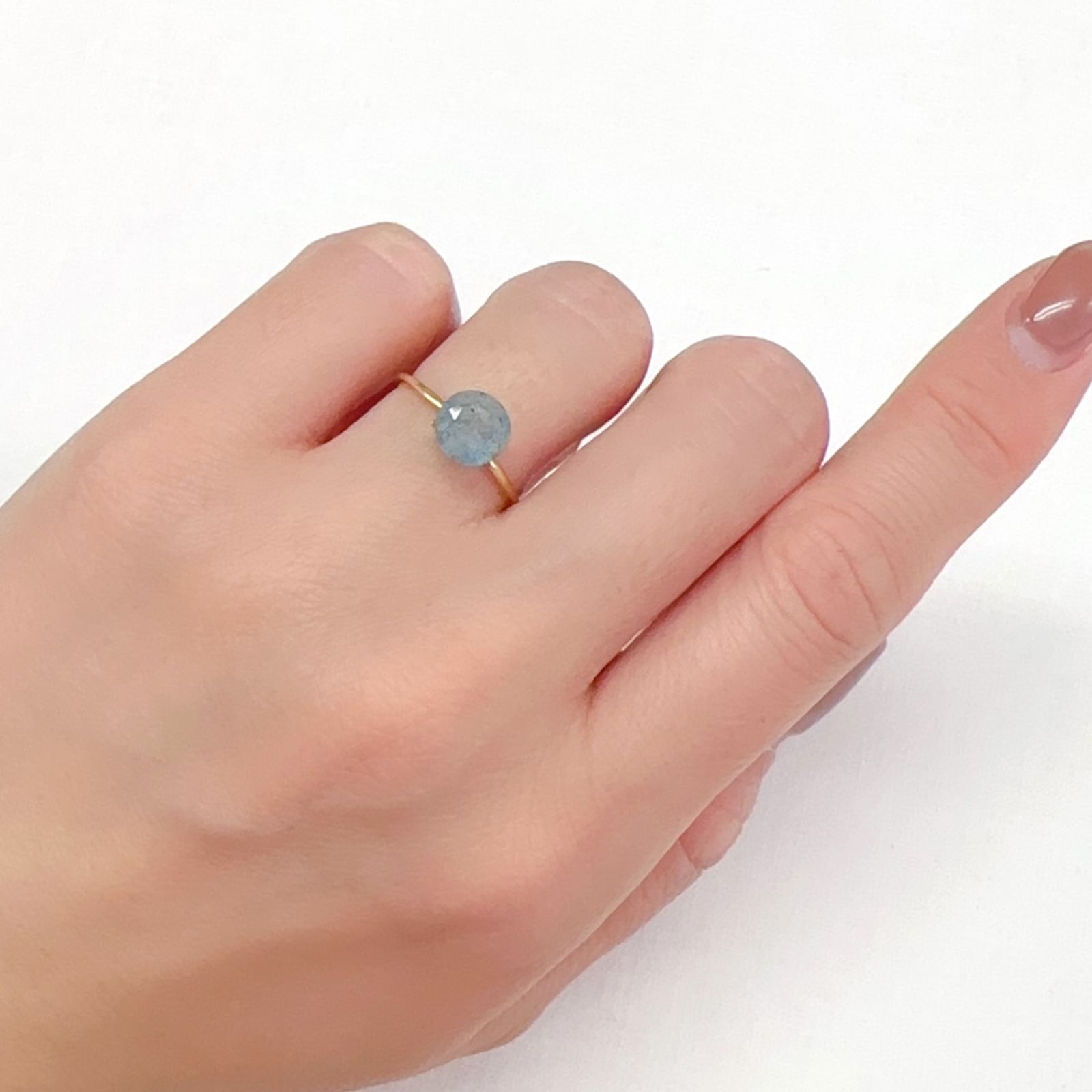 ラズライトインクォーツ アフガニスタン産 1.29ct[240125841]7.1x7mm前後