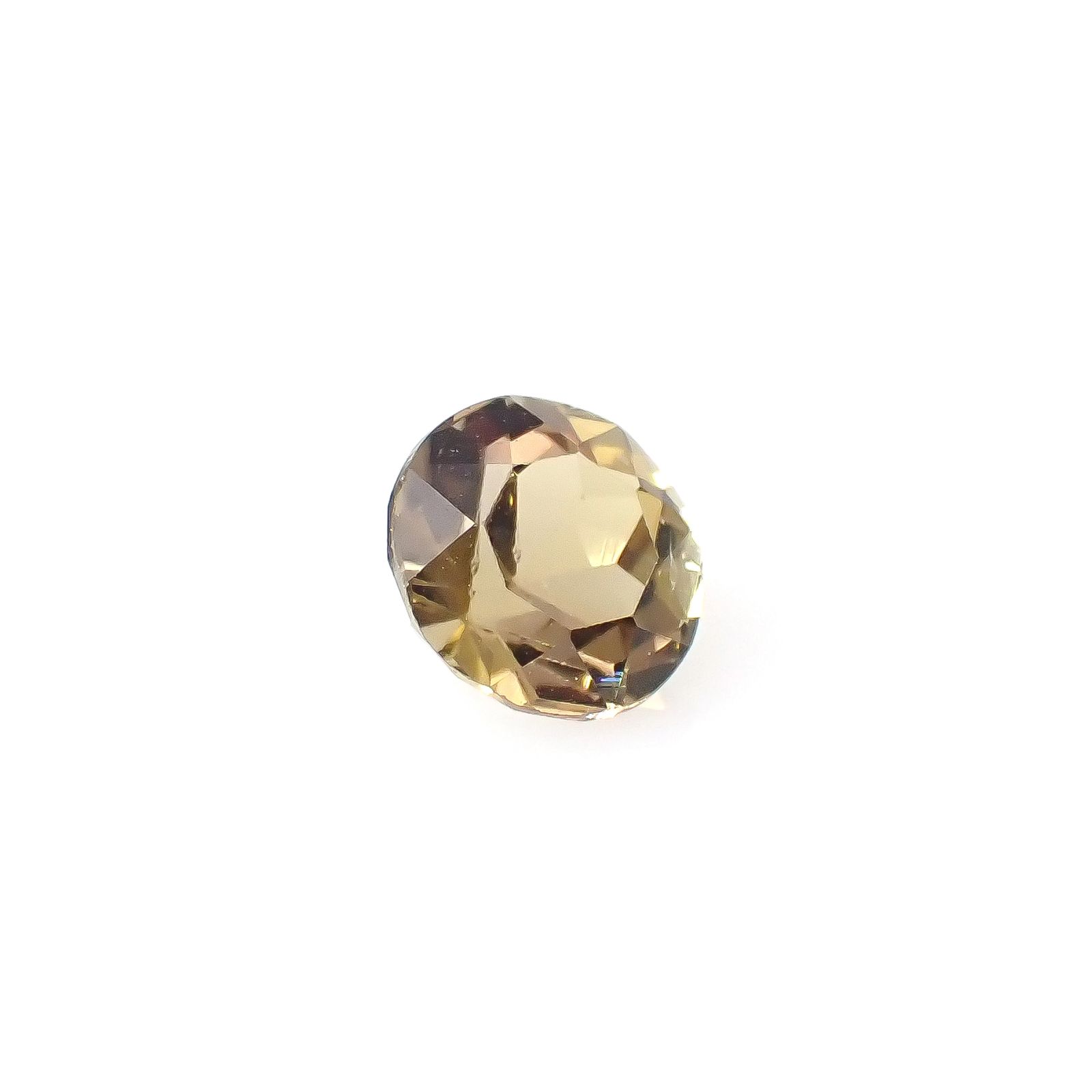 イエローゾイサイト タンザニア産 0.64ct[240427136]5.3x5.3mm前後