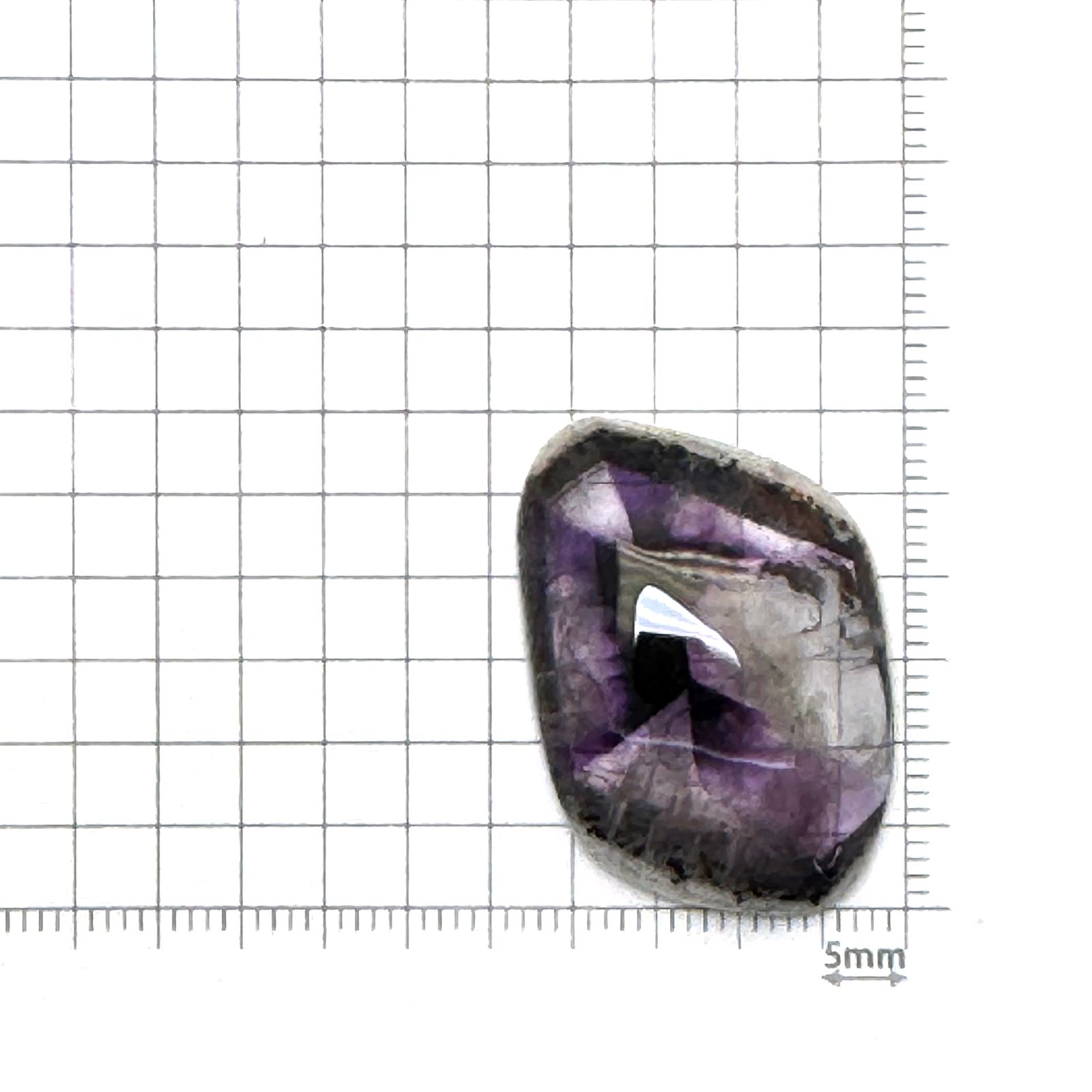 ◇フリーフォーム◇トラピッチェアメジスト 母岩付き ブラジル産 36.18ct [250730686]31.3x21.7mm前後